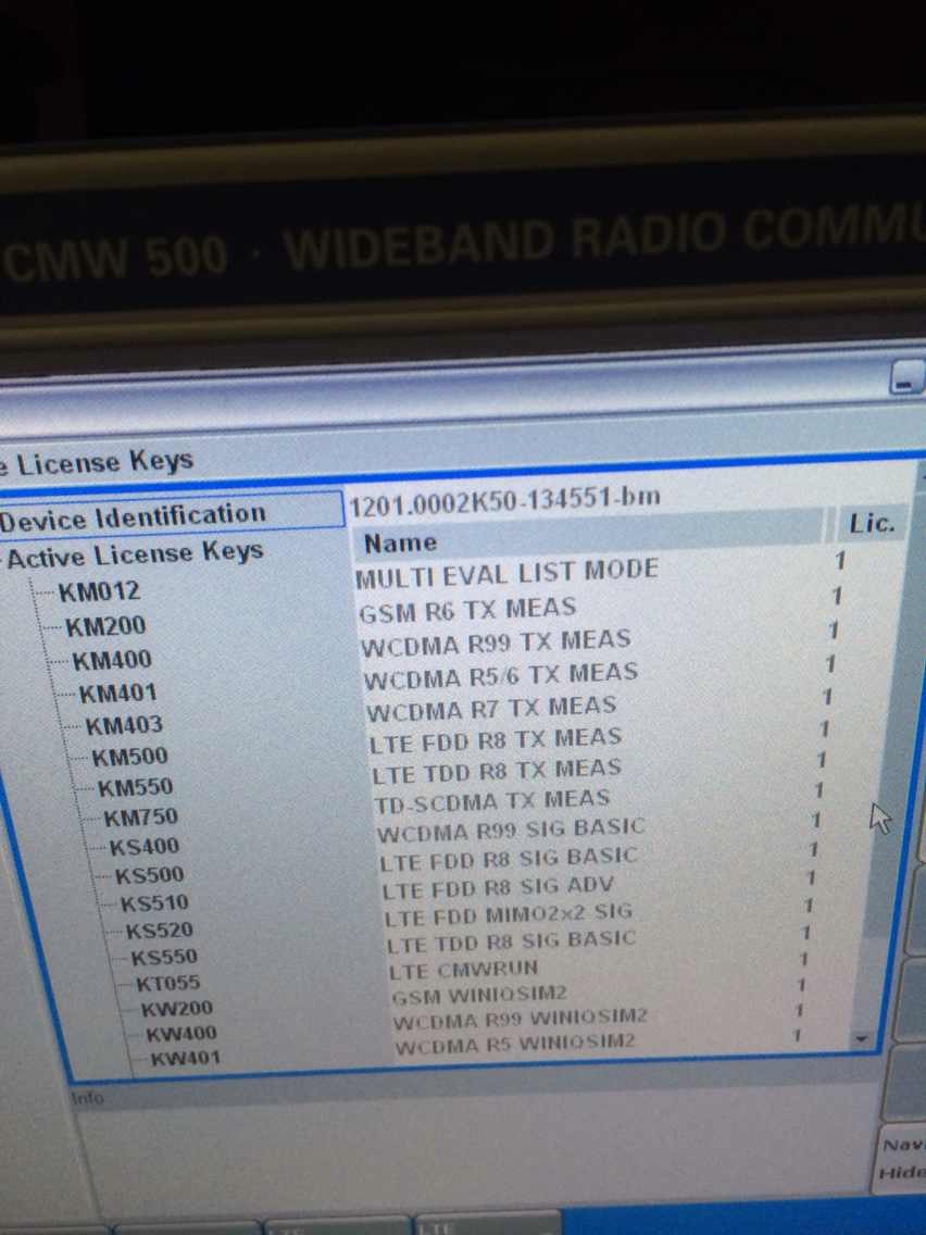 DϺ4GCMW500U CMW500᡿ 
PI: